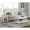 Alaterre Furniture Coventry 36" Coffee Table and Two End Tables with Tray Shelf, Height: 18 ANCT02214WH - alternate 7